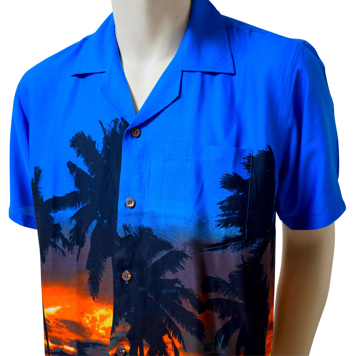 Blue Sunset - Unisex Rayon Shirt